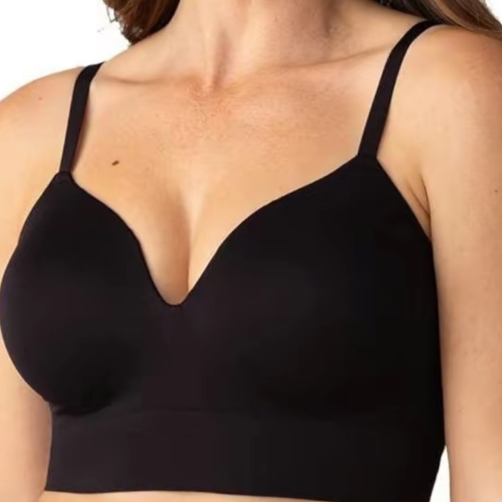 Women's Black Seamless Bra